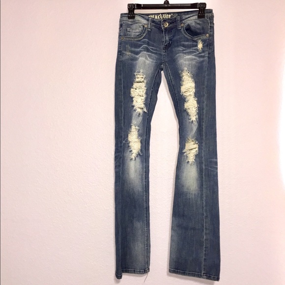 Machine Denim - Machine distressed jeans  2/$15